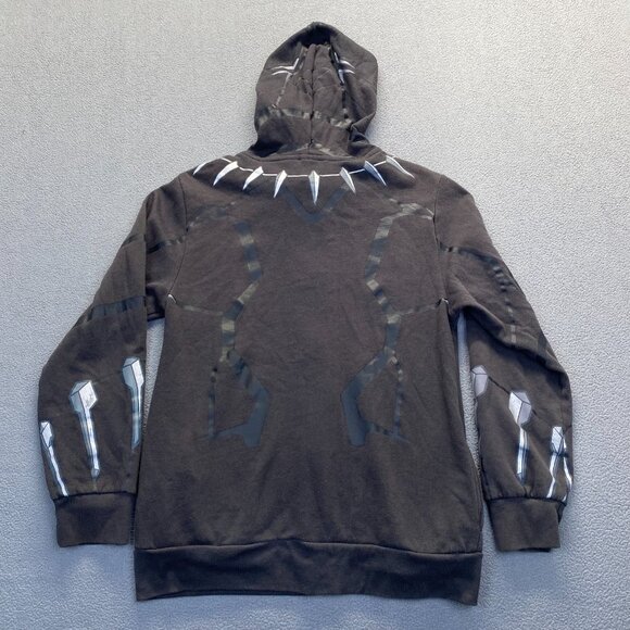 Black Panther Teens  Tchalla Cosplay Hoodie Sweatshirt Size XL MARVEL - Picture 2 of 14